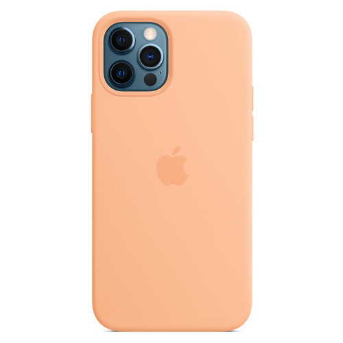 Чохол Epik Silicone case (AAA) Full with Magsafe and Animation Apple iPhone 12 Pro Max (6.7) Помаранчевий / Cantaloupe фото №1