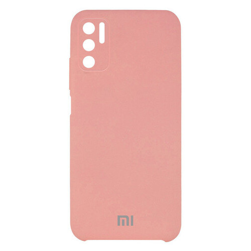 Чохол Epik Silicone Cover Full Camera (AAA) Xiaomi Redmi Note 10 5G / Poco M3 Pro Рожевий / Pink фото №1