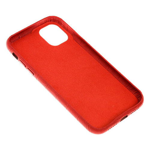 Шкіряний чохол Epik Croco Leather Apple iPhone 11 Pro Max (6.5) Red фото №2