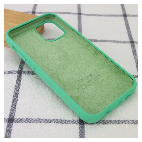 Чохол Epik Silicone Case Full Protective (AA) Apple iPhone 13 (6.1) Зелений / Spearmint фото №3