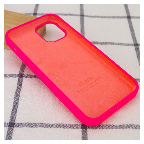 Чохол Epik Silicone Case Full Protective Apple iPhone 13 (6.1) Рожевий / Barbie pink фото №3