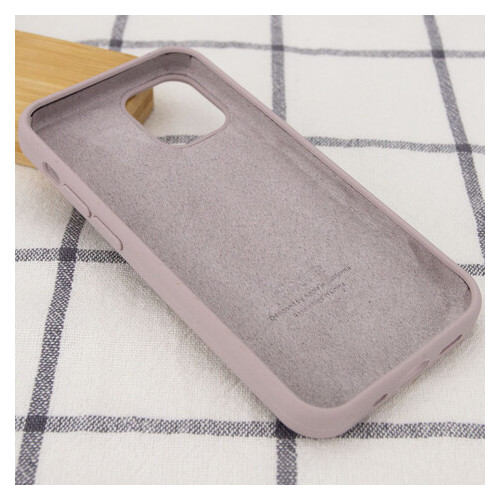 Чохол Epik Silicone Case Full Protective Apple iPhone 13 (6.1) Сірий / Lavender фото №3