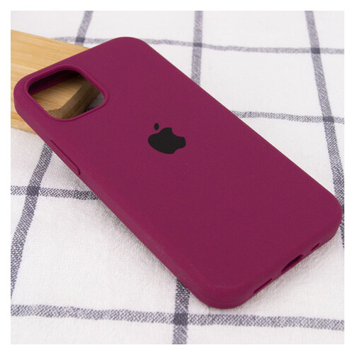 Чохол Epik Silicone Case Full Protective Apple iPhone 13 Pro (6.1) Бордовий / Maroon фото №2