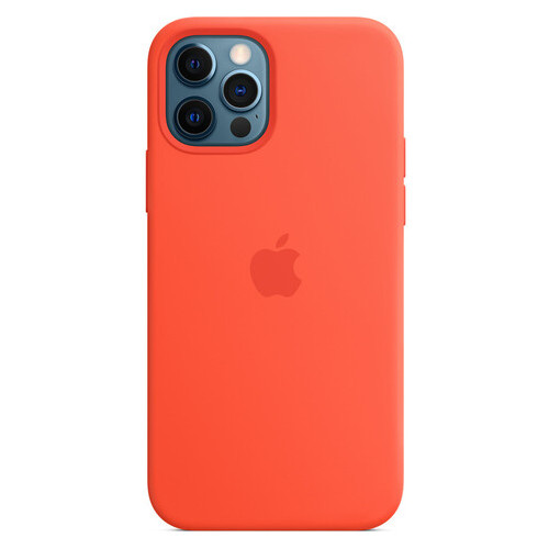 Чохол Epik Silicone Case Full Protective (AA) Apple iPhone 12 Pro Max (6.7) Помаранчевий / Electric Orange фото №1