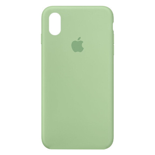 Чохол Epik Silicone Case Full Protective (AA) Apple iPhone X (5.8) / XS (5.8) Зелений / Pistachio фото №1