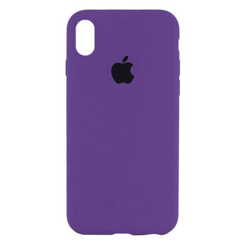 Чохол Epik Silicone Case Full Protective (AA) Apple iPhone X (5.8) / XS (5.8) Фіолетовий / Amethyst фото №1