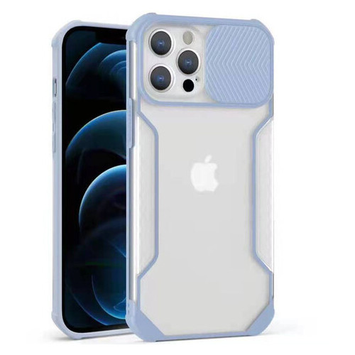Чохол Epik Camshield matte Ease TPU зі шторкою Apple iPhone 11 Pro (5.8) Бузковий фото №1