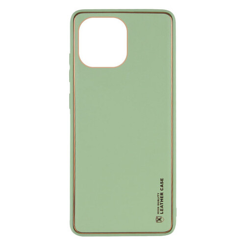 Шкіряний чохол Epik Xshield Xiaomi Mi 11 Lite Зелений / Pistachio фото №1