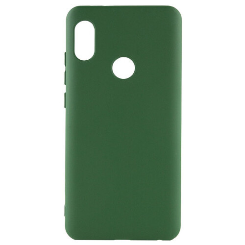 Чохол Epik Silicone Cover Lakshmi (A) Xiaomi Redmi Note 5 Pro / Note 5 (AI Dual Camera) Зелений / Dark green фото №1