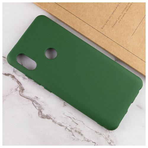 Чохол Epik Silicone Cover Lakshmi (A) Xiaomi Redmi Note 5 Pro / Note 5 (AI Dual Camera) Зелений / Dark green фото №4