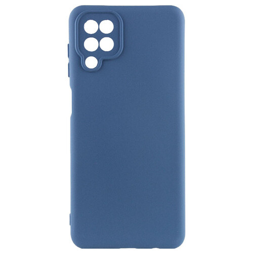 Чохол Epik Silicone Cover Lakshmi Full Camera (A) Samsung Galaxy A12 / M12 Синій / Navy Blue фото №1