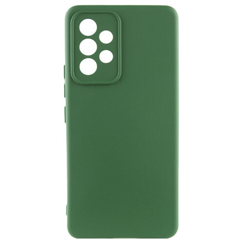 Чохол Epik Silicone Cover Lakshmi Full Camera (A) Samsung Galaxy A33 5G Зелений / Dark green фото №1