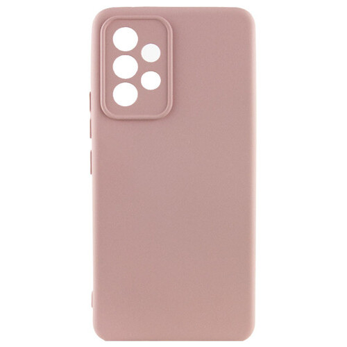 Чохол Epik Silicone Cover Lakshmi Full Camera (A) Samsung Galaxy A73 5G Рожевий / Pink Sand фото №1
