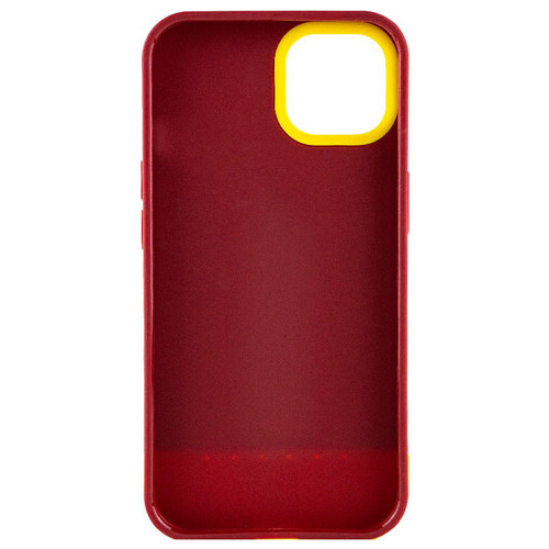 Чохол Epik TPU PC Bichromatic Apple iPhone 11 (6.1) Brown burgundy / Yellow фото №2