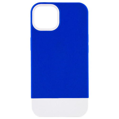 Чохол Epik TPU PC Bichromatic Apple iPhone 11 (6.1) Navy Blue / White фото №1