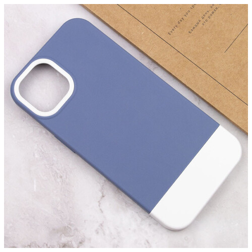 Чохол Epik TPU PC Bichromatic Apple iPhone 11 Pro (5.8) Blue / White фото №4