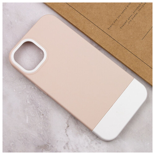 Чохол Epik TPU PC Bichromatic Apple iPhone 11 Pro (5.8) Grey-beige / White фото №4