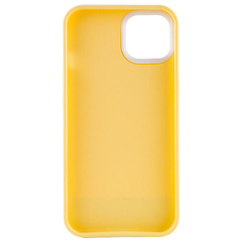 Чохол Epik TPU PC Bichromatic Apple iPhone 11 Pro Max (6.5) Creamy-yellow / White фото №2