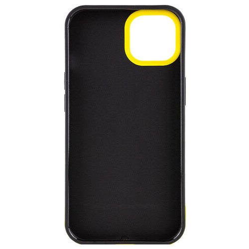 Чохол Epik TPU PC Bichromatic Apple iPhone 13 (6.1) Black / Yellow фото №2