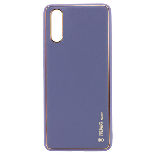 Шкіряний чохол Epik Xshield для Samsung Galaxy A50 (A505F) / A50s / A30s Сірий / Lavender Gray фото №1