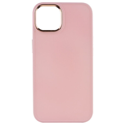 TPU чохол Epik Bonbon Metal Style Apple iPhone 12 Pro / 12 (6.1) Рожевий / Light pink фото №2