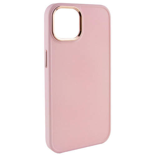 TPU чохол Epik Bonbon Metal Style Apple iPhone 12 Pro / 12 (6.1) Рожевий / Light pink фото №1