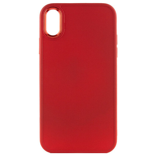 TPU чохол Epik Bonbon Metal Style Apple iPhone XS Max (6.5) Червоний / Red фото №1