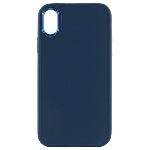 TPU чохол Epik Bonbon Metal Style Apple iPhone XS Max (6.5) Синій / Cosmos blue фото №1