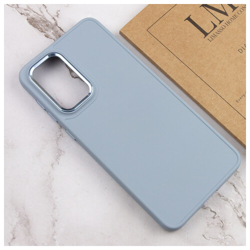 TPU чохол Epik Bonbon Metal Style Samsung Galaxy A33 5G Блакитний / Mist blue фото №4