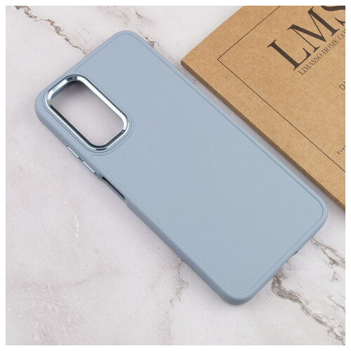 TPU чохол Epik Bonbon Metal Style Xiaomi Redmi Note 11 (Global) / Note 11S Блакитний / Mist blue фото №4