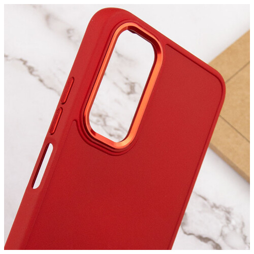 TPU чохол Epik Bonbon Metal Style Xiaomi Redmi Note 11 (Global) / Note 11S Червоний / Red фото №5