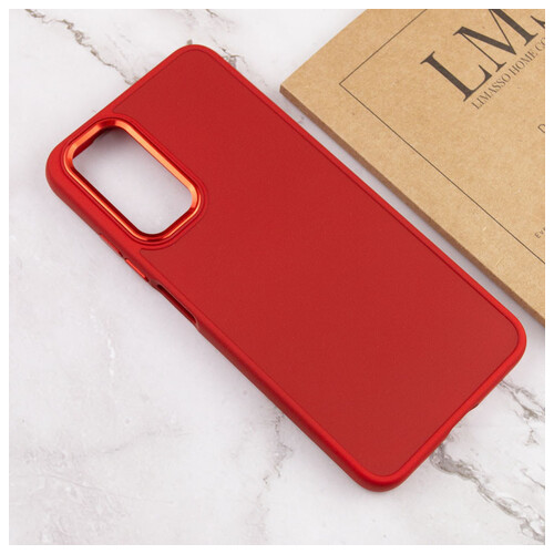 TPU чохол Epik Bonbon Metal Style Xiaomi Redmi Note 11 (Global) / Note 11S Червоний / Red фото №4