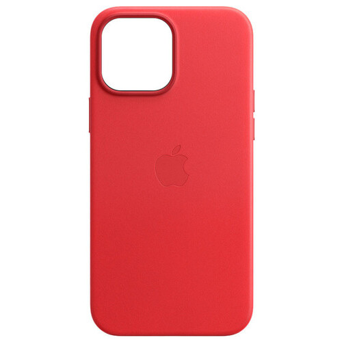 Шкіряний чохол Epik Leather Case (AA) з MagSafe Apple iPhone 13 Pro (6.1) Crimson фото №1
