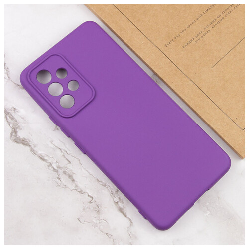 Чохол Epik Silicone Cover Lakshmi Full Camera (A) Samsung Galaxy A52 4G / A52 5G / A52s Фіолетовий / Purple фото №4