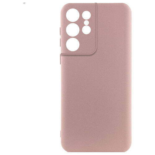 Чохол Epik Silicone Cover Lakshmi Full Camera (A) Samsung Galaxy S22 Ultra Рожевий / Pink Sand фото №1