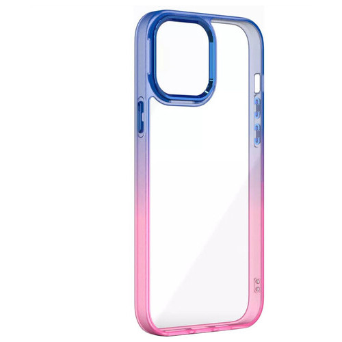 Чохол Epik TPU PC Fresh sip series Apple iPhone 14 (6.1) Синій / Рожевий фото №1