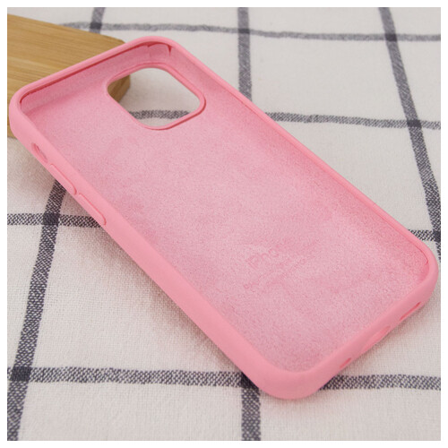 Чохол Epik Silicone Case Full Protective (AA) Apple iPhone 14 Pro Max (6.7) Рожевий / Light pink фото №3