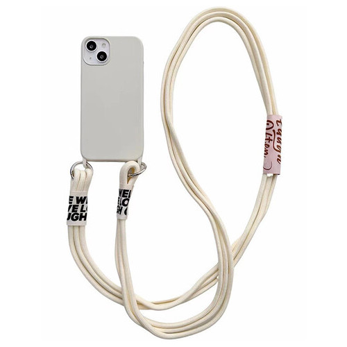 Чохол Epik TPU two straps California Apple iPhone 13 (6.1) Бежевий / Antigue White фото №1