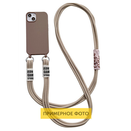 Чохол Epik TPU two straps California Apple iPhone 13 Pro (6.1) Бежевий / Beige фото №1