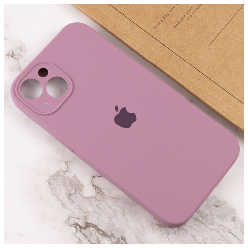 Чохол Epik Silicone Case Full Camera Protective (AA) Apple iPhone 13 (6.1) Ліловий / Lilac Pride фото №4