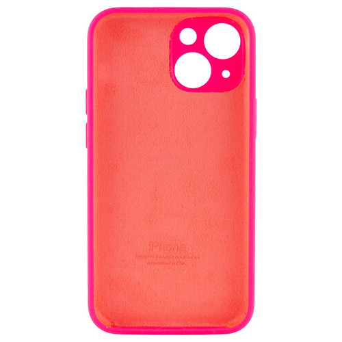 Чохол Epik Silicone Case Full Camera Protective Apple iPhone 13 (6.1) Рожевий / Barbie pink фото №2