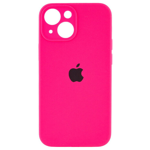 Чохол Epik Silicone Case Full Camera Protective Apple iPhone 13 (6.1) Рожевий / Barbie pink фото №1