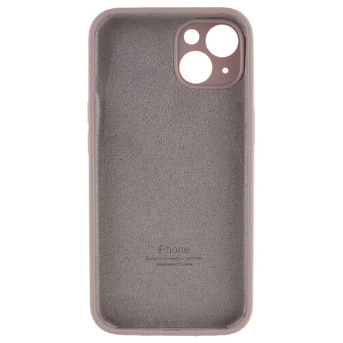 Чохол Epik Silicone Case Full Camera Protective Apple iPhone 13 (6.1) Сірий / Lavender фото №2