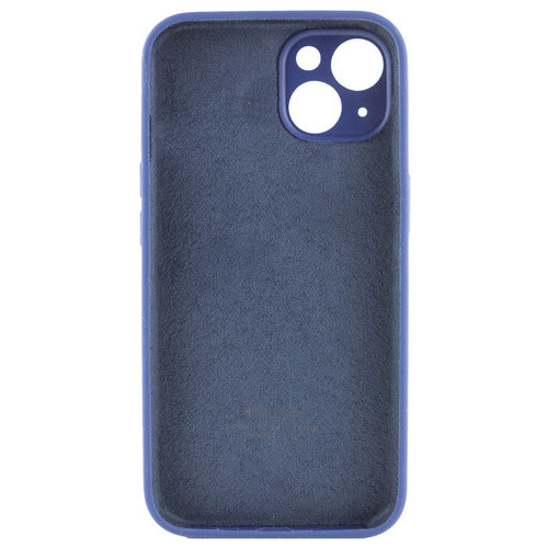 Чохол Epik Silicone Case Full Camera Protective (AA) Apple iPhone 14 (6.1) Синій / Deep navy фото №3