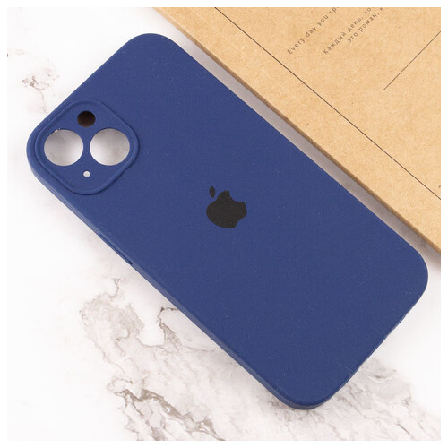 Чохол Epik Silicone Case Full Camera Protective (AA) Apple iPhone 14 (6.1) Синій / Deep navy фото №4
