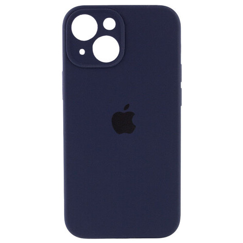 Чохол Epik Silicone Case Full Camera Protective Apple iPhone 14 (6.1) Темно-синій / Midnight blue фото №1