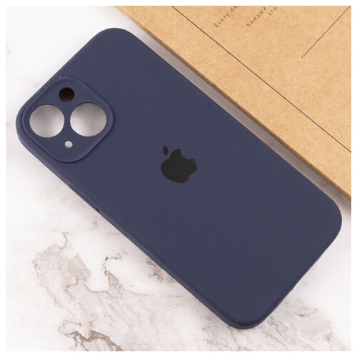 Чохол Epik Silicone Case Full Camera Protective Apple iPhone 14 (6.1) Темно-синій / Midnight blue фото №4