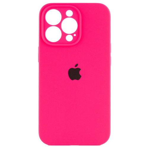 Чохол Epik Silicone Case Full Camera Protective (AA) Apple iPhone 14 Pro Max (6.7) Рожевий / Barbie pink фото №1