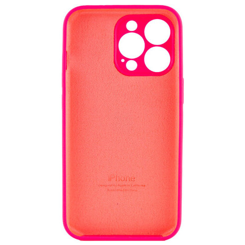 Чохол Epik Silicone Case Full Camera Protective (AA) Apple iPhone 14 Pro Max (6.7) Рожевий / Barbie pink фото №2
