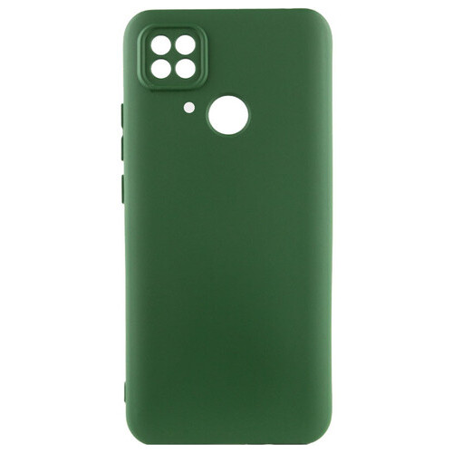 Чохол Epik Silicone Cover Lakshmi Full Camera (A) Xiaomi Poco C40 Зелений / Dark green фото №1